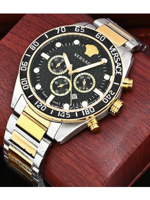 Versace Men's Greca Dome Chronograph Watch