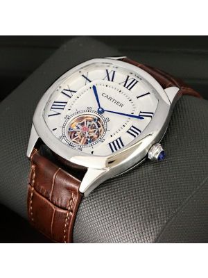 Cartier Drive de Cartier Flying Tourbillon  Chain stainless steel watches