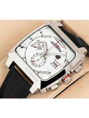 Tag Heuer Monaco LS Chronograph black strap Watch