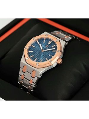 High quality replica Audemars Piguet Royal Oak Chronograph Blue Dial Ladies watches