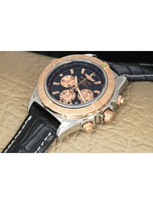 Breitling Chronomat Two Tone Black Dial Watch in pakistan