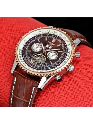 Breitling for Bentley Motors Tourbillon Automatic Brown Dial Brown Leather Strap watches prices in Pakistan