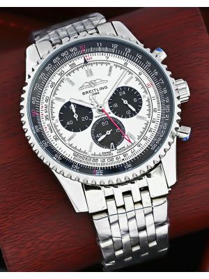 Breitling Navitimer 01 Chronograph Silver Dial Watch
