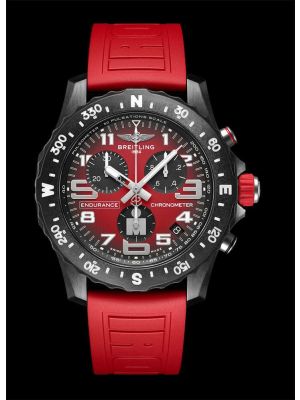 Breitling Endurance Pro Ironman Red Dial Rubber Strap X823109A1K1S1 Watch