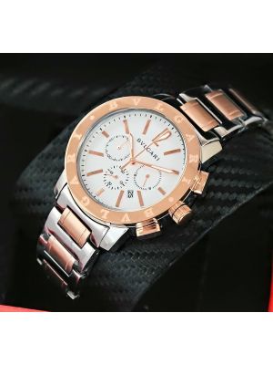 Find Bvlgari Diagono White Dial Two Tone Chronograph Watches Prices in Pakistan,