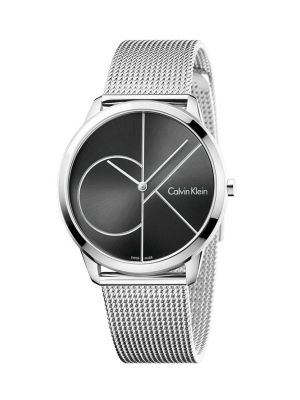 Calvin Klein Minimal Stainless Steel Strap Black Dial  Watches in Pakistan,