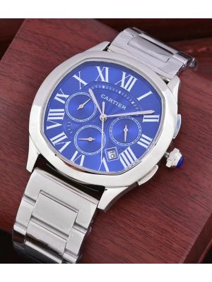 Cartier Drive de Cartier Chronograph Blue Dial Watch