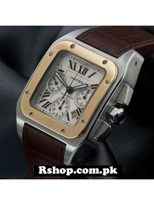 Cartier Santos 100 Chronograph Replica Watches Lahore