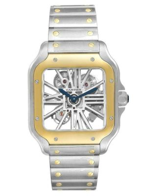 Cartier Santos De Cartier Skeleton Watch