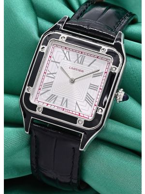 Cartier Santos Dumont Black Watch