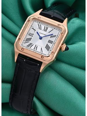 Cartier Santos Dumont Rose Gold Ladies Watch