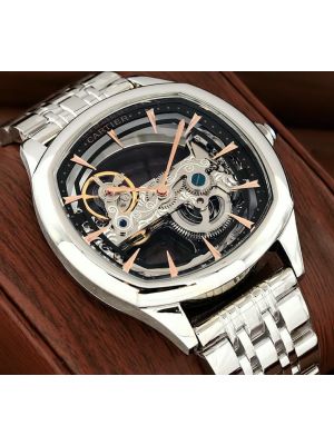 Cartier Transparent Dial Wrist Watch