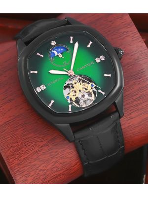 Drive de Cartier Green Dial Tourbillon Watch