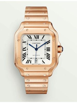 Cartier Santos Rose Gold Men's Watch