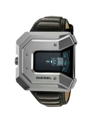 Diesel Men's DZ7385 'Carver' Black Leather Watch