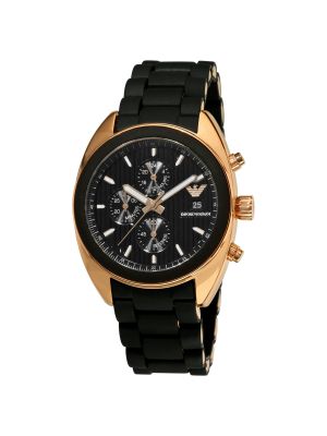 Emporio Armani Sport AR5954 Mens Black Dial Chronograph Watch