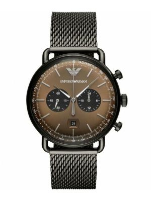 Emporio Armani Aviator Chronograph Brown Dial Men's Watch AR11141 