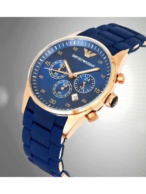 Emporio Armani Blue Silicone Rubber Wrist  Watches in Pakistan