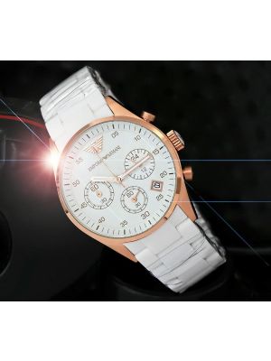 Emporio Armani  AR5919 White Dial Watch