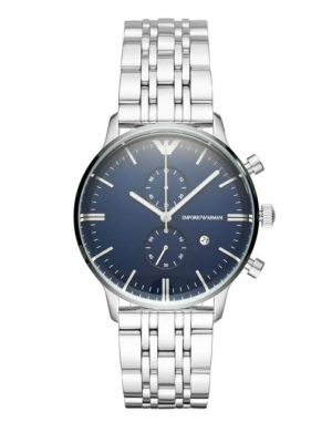 Emporio Armani Men’s Chronograph Stainless Steel 43mm Watch