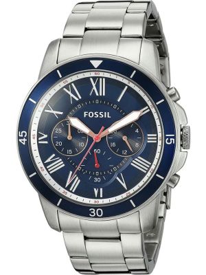Fossil Mens FS5238 Grant Sport Chronograph Stainless Steel Watch
