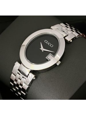 High quality replica Gucci Black Dial Stainless Steel watches
