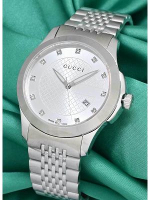 Gucci G-Timeless Diamond Dial Watch