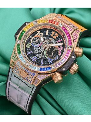 Hublot Big Bang Unico King Gold Rainbow Watch