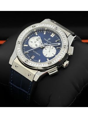 Hublot Classic Fusion Blue Diamond  Watches in Pakistan