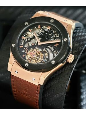 Hublot Classic Fusion Skeleton Tourbillon replica watches in karachi,