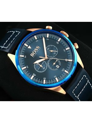 Hugo Boss Champion Blue Dial Chronograp Watch