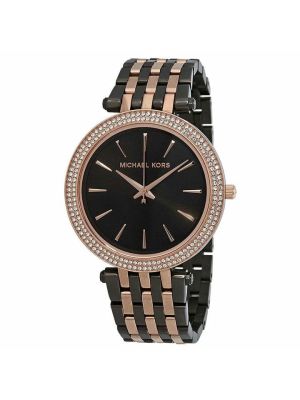 Michael Kors Women's 'Darci' Crystal Two Tone Watch