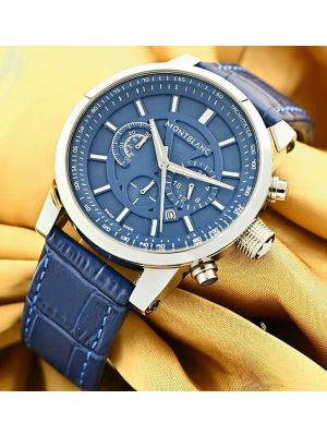 MontBlanc Blue Chronograph Watch