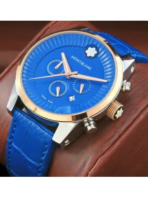 Montblanc Timewalker Chronograph Blue Dail Watch