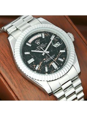 New 2021 Rolex Day-Date Marbil Motif Dial Watch