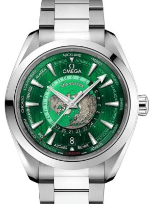 Omega Aqua Terra GMT Worldtimer Chronometer Watch