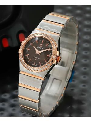 OMega Constellation Brown Dial Ladies  watches price