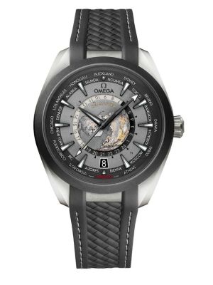 Omega Seamaster Aqua Terra 150m Co Axial Master Chronometer GMT Worldtimer Watch