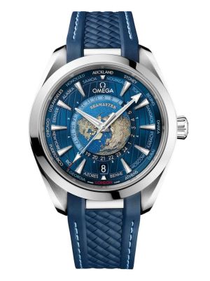 Omega Seamaster Aqua Terra Worldtimer Blue Watch