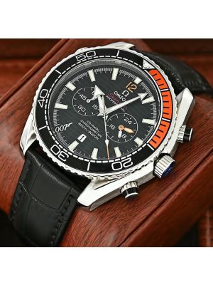 OMEGA Seamaster Planet Ocean 007 Chronograph Men's Wrist Watch
