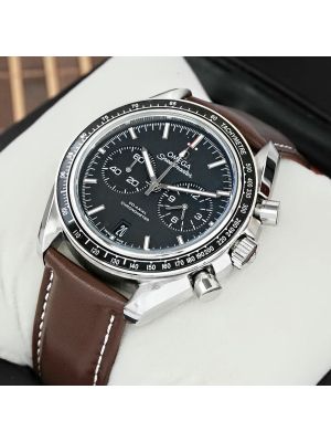 luxury Omega Speedmaster Moonwatch Co-Axial Chronograph Black Dial watches