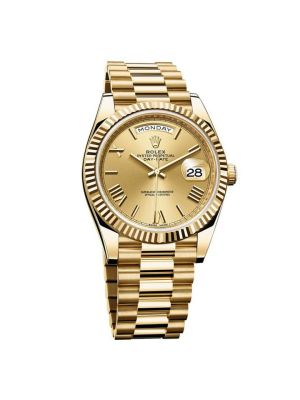 Rolex Oyster Perpetual President Day Date 40 Yellow gold replica sale in pakistan