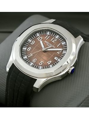 Patek Philippe Aquanaut Brown Dial Black Straps