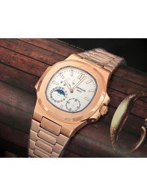 Patek Philippe Nautilus White Dial Rose Gold Luxury watches in Pakistan