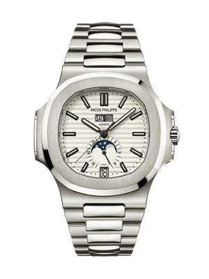 Patek Philippe Nautilus White Dial Watch