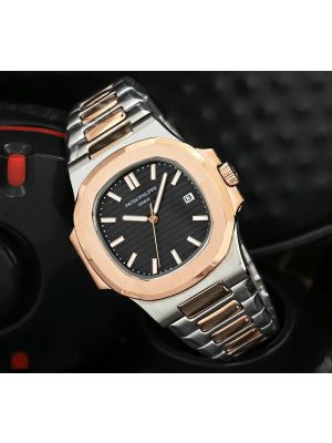 Patek Philippe NautilusTwo-Tone Rose Gold and Stainless Steel 