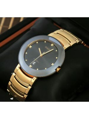 Rado Centrix Jubile Gold-Plated Stainless Steel Mens Watch