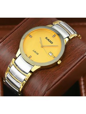 Rado Centrix Jubile Gold Dial Two Tone  replica watches