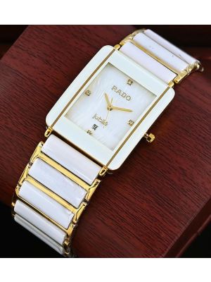Rado Integral Jubile White Ceramic & Steel Ladies Watch