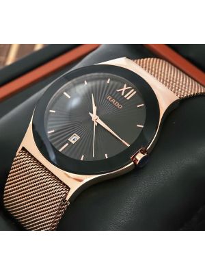 Rado Rose Gold Mesh Band Luxury watches in Pakistan